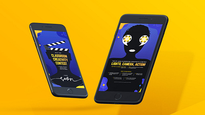 Social Media Teaser and Campaign action branding concept film graphic illustration light presentation typography