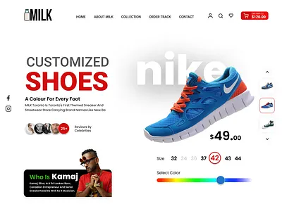 Milk Toronto Concept Web UI