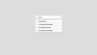 Daily UI Challenge #022 - Search design ui