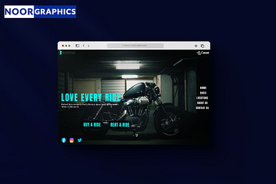 UI Design of Bike shop branding design graphic design ui userinterface ux website design