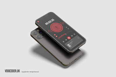 High quality voice record app appdesign bultforhumans digitalproduct music soundapp ui uiux