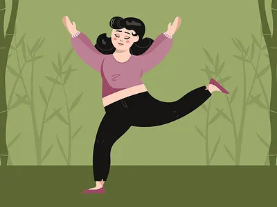 Meditation positive energy illustration design draw graphic design illustraion illustration ui ux vector