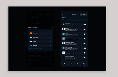 Pusher: A web3 notification system app bitcoin blockchain defi design minimal ui ux web web design web3