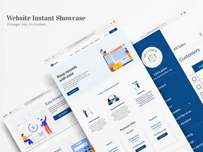 Project management web app design ui