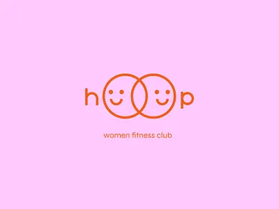 Logo for Women Fitness Club adobe illustrator design fitness fitness club for women graphic design identity logo logotype minimal pink logo vector