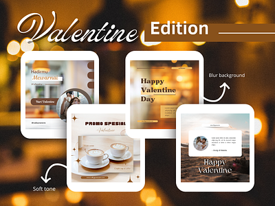 Aesthetic Instagram Post for Valentine Day aesthetic aesthetic design aesthetic template brand branding canva template design graphic design instagram design instagram template social media template