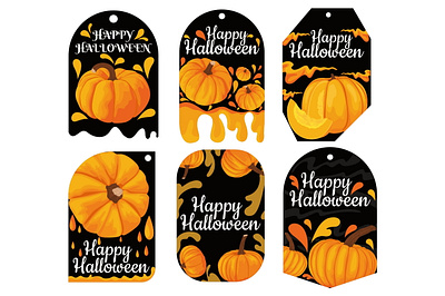 Happy Halloween Card Design graphic design