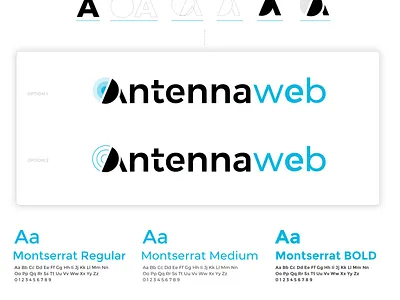Antennaweb - Logo rebranding a a logo branding design logo rebranding satelite dish streaming