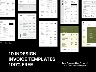 Free 10 InDesign Invoice Templates branding design graphic design indesign invoice invoice design invoice template invoice templates invoices invoices template layout design template