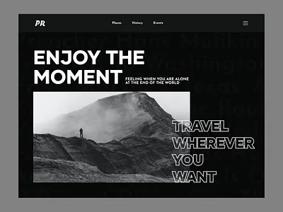 Travel Website 3d app branding concept design figma illustration logo travel ui ux vector website