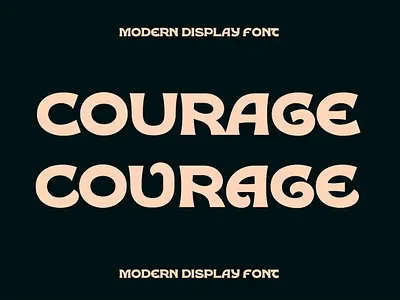 Courage - Modern Display Font calligraphy display display font elegant font elegant fonts font font awesome font family fonts graphic design lettering modern font modern fonts sans serif sans serif font script serif font type typeface typography
