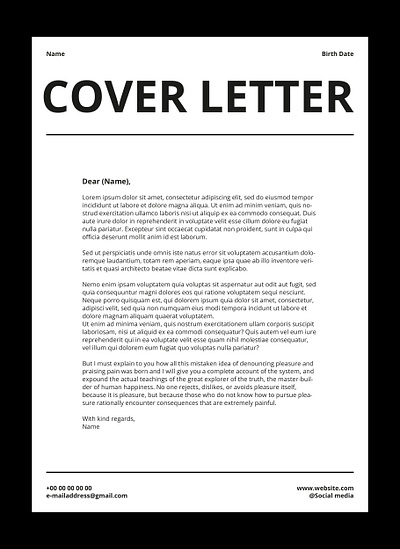 Swiss Style Cover Letter Template a4 clean cover letter cover cover letter cover letter design cover letter template creative design designer cover letter designer resume flat indesign minimal minimalistic modern professional swiss swiss style template typography