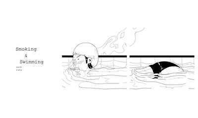 swimming boy animation branding design digital illustration digital painting graphic design illustration logo vector