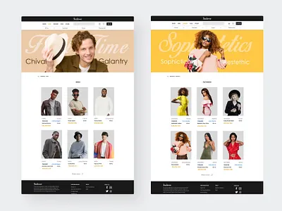Badewe - Web Store fashion ui uiux web