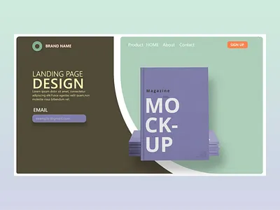 DAY - 3 #dailyui adobexd dailyui design graphic design illustration landingpage ui xd