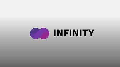 Infinity Logo app branding design graphic design illustration logo typography ux vector