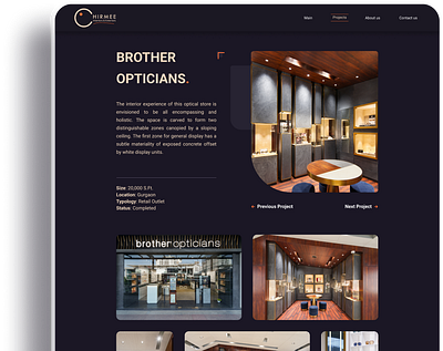 Construction Company Website arhitecture branding construction company design ui web design