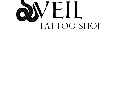 Tattoo Shop Branding alternative branding design freelance identity logo snake tattoo type typography vector