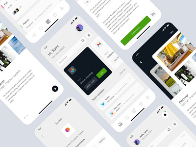 Enterprise Project Management app application design download enterprise figma design free home latest design menu minimal new office app software ui tresnd