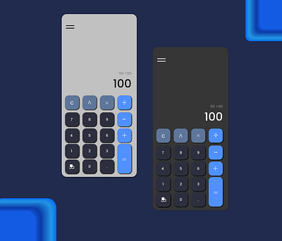 Daily UI :: Day 004 Calculator 004 calculator design ui