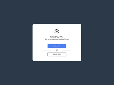 Daily UI Challenge #031 - File Upload design ui