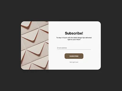 Daily UI Challenge #026 - Subscribe design ui