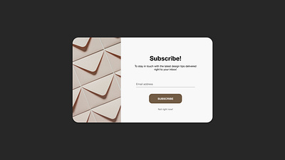 Daily UI Challenge #026 - Subscribe design ui