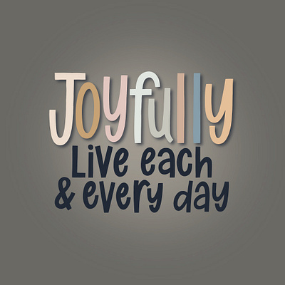 joyfully digitallettering lettering letteringseries procreate procreatelettering