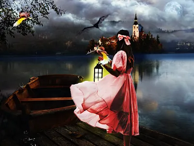 Bright Night #imagemanipulation #Colourbalance #exposure animation design graphic design image manipulation photoshop