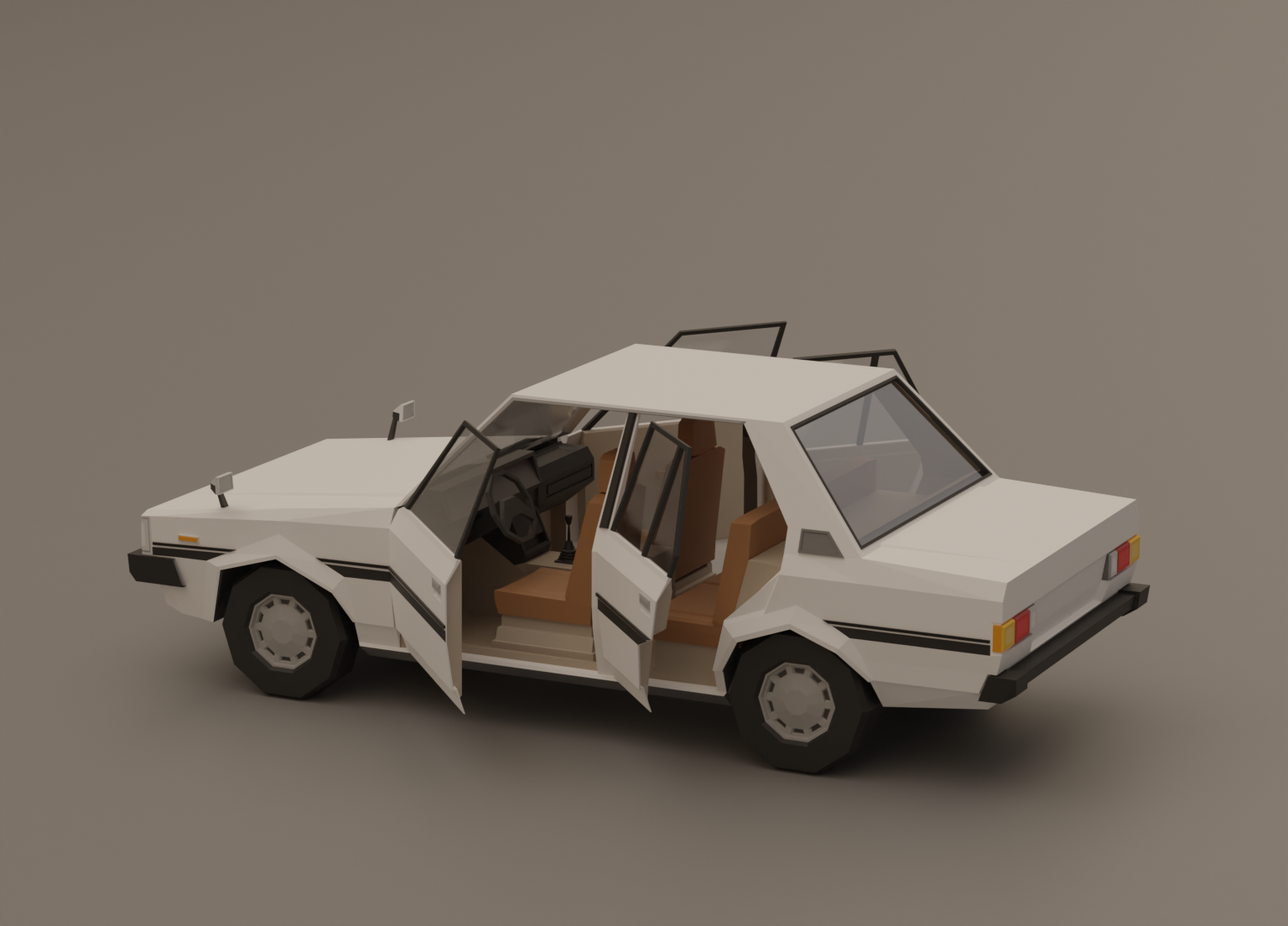 Example of Make 3D Lowpoly Design