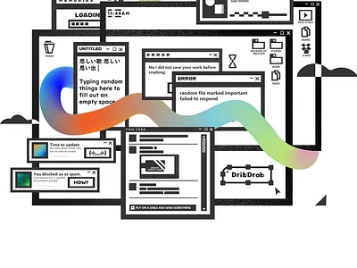 "Untitled" could not be found. adobe illustrator apps black and white creativity dribdrab error files gradient illustration memes memories noise tabs untitled windows windows 10