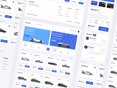 Car Rent Website Design Animation animation clean community design development graphic design landing page market mobile motion graphics product prototype responsive saas ui ui kit uiux website