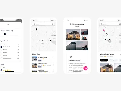 Design Sprint | Map Application app design graphic design instagram location map mobile photo