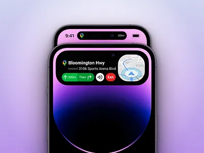 Google Maps Dynamic Island app apple clean concept creative design dynamic island google inspiration iphone map minimal mobile app mockup navigation ui ux