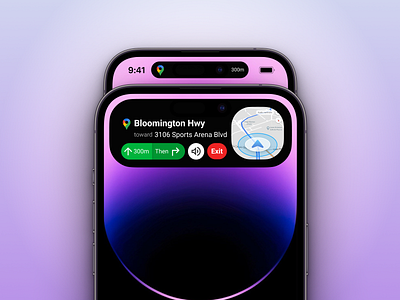 Google Maps Dynamic Island app apple clean concept creative design dynamic island google inspiration iphone map minimal mobile app mockup navigation ui ux