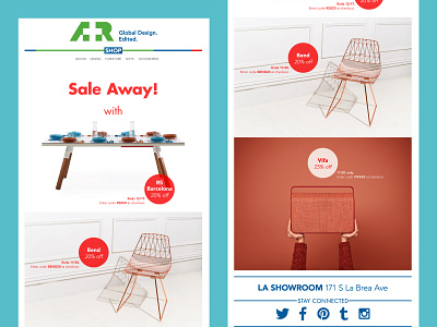 A+R Newsletter branding design graphic design retail ui ux