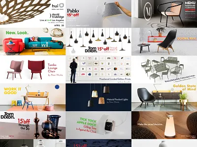 A+R Home Page Header Images design graphic design retail