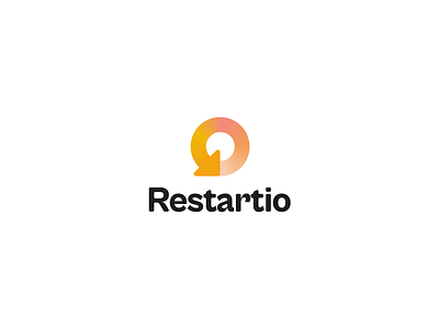 Restartio - brand identity branding czech logo restart restartio rounded tellinger