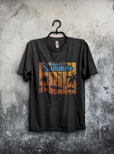 Enjoy the summer t shirt design by mdsahidulislamh amazone t shirts beach creative fabrica t shirt design custom t shirt design design graphic design new t shirt design sea sea beach t shirt design summer t shirt design t shirt design tshirtdesign typography t shirt design