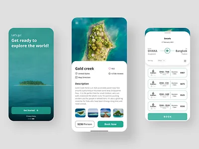 Travel service - Mobile app app app design booking minimalist mobile app design mobile design mobile ui tourism travel agency travel app travel booking travel tour traveling trip uidesign uiux user interface ux vacation web design