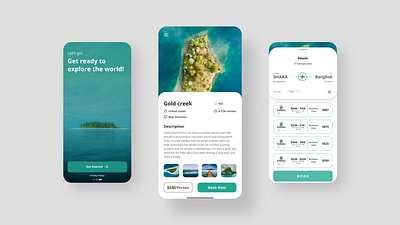 Travel service - Mobile app app app design booking minimalist mobile app design mobile design mobile ui tourism travel agency travel app travel booking travel tour traveling trip uidesign uiux user interface ux vacation web design