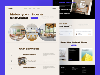 Interior Design Agency Website ecommerce home build home web home website interior agency interior design realstate website web website design