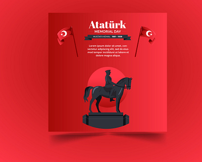 10 Kasim Turkey Ataturk Remember Day 10kasim aturuk best design creative design design flyer flyer design flyer template graphic design illustration logo turkey ui