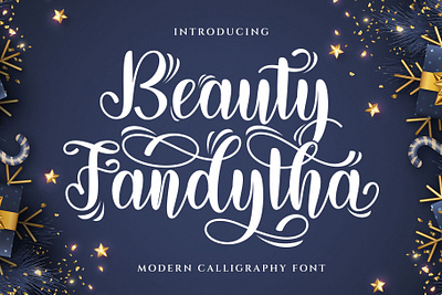 Beauty Fandhita - Script Font invitation