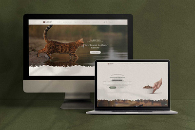 Ambrosia Pet Food clean design responsive design web design wordpress theme development