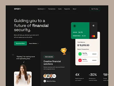 Finance Website Design app landing app marketing banking card credit card debit card farzan finance finance app homepage landing page mockup money transfer payment gateway rylic wallet wallet app web web design website website design