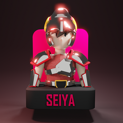 Seiya - Saint Seiya 3D fanart 3d design graphic design illustration