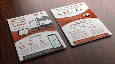 Flyer Design booklet design branding cover design design illustration infographic visual print design ui vector