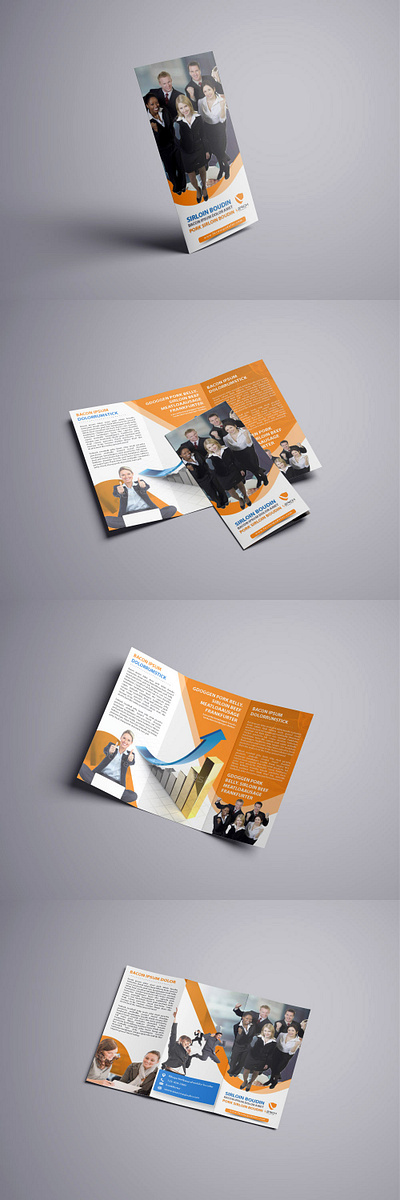 Tri Fold Brochure Design booklet design branding cover design design graphic design illustration infographic visual print design vector