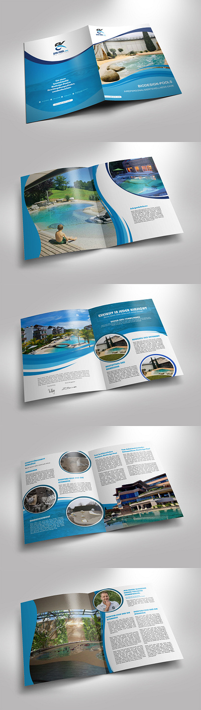 Bi Fold Brochure Design booklet design branding cover design design graphic design infographic visual logo print design ui vector